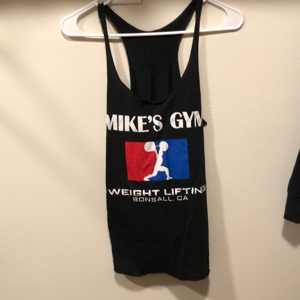 Mike’s gym weightlifting tank top
